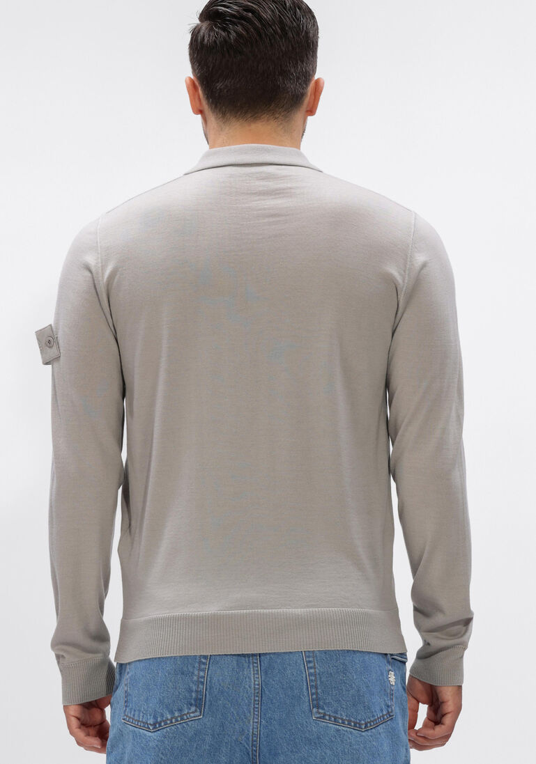 grijze stone island polo ls polo s00fc