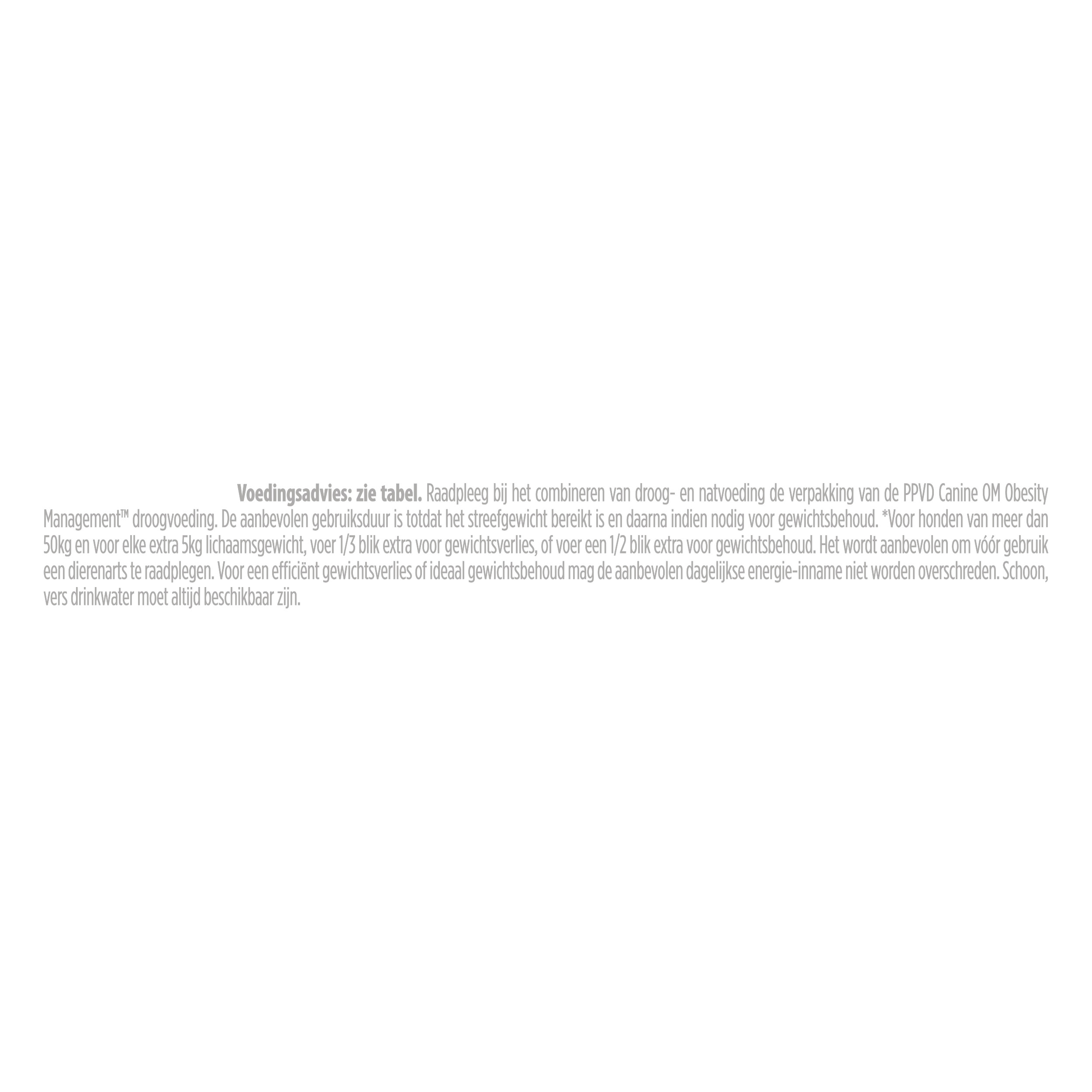 Purina Pro Plan Veterinary Diets OM Obesity Management - Hond - Blik