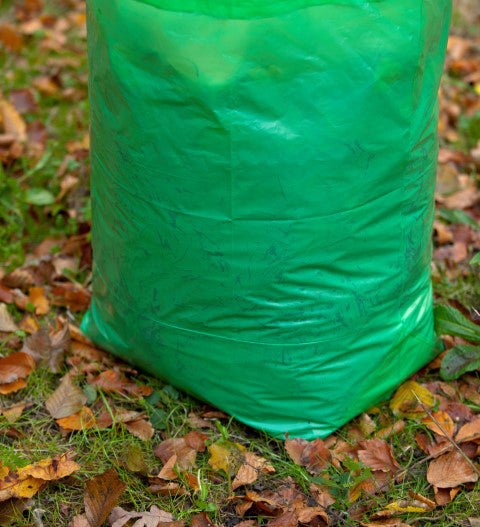 Nature tuinafvalzak 100l h70 x D45cm groen 3 stuks