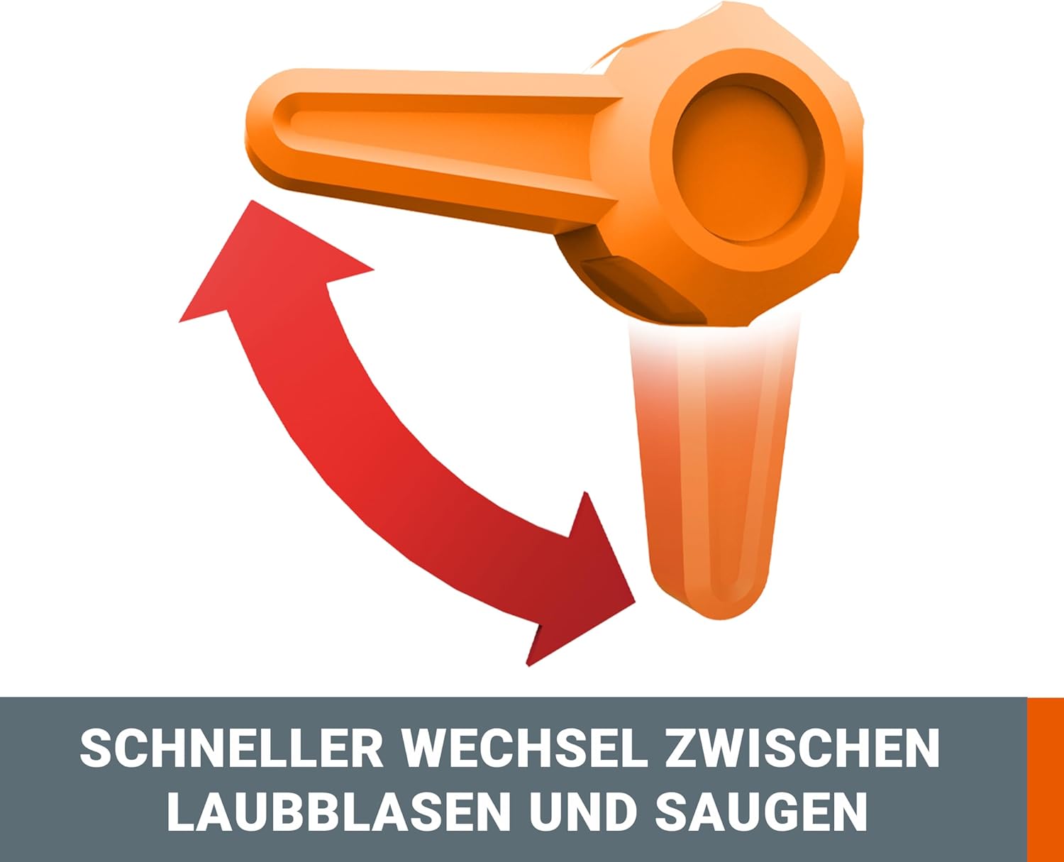 WORX WG505E Trivac Laubbläser & Laubsauger 3000 W – 3-in-1 Funktion als Laubbläser, Laubsauger & Mulcher - 335km/h Blasgeschwindigkeit - 600m³/h Saugvolumen – inkl. 45L Fangsack