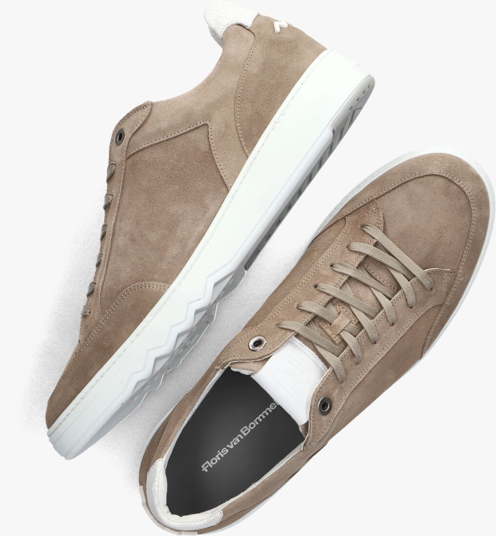 FLORIS VAN BOMMEL bruine floris van bommel lage sneakers sfm-10183