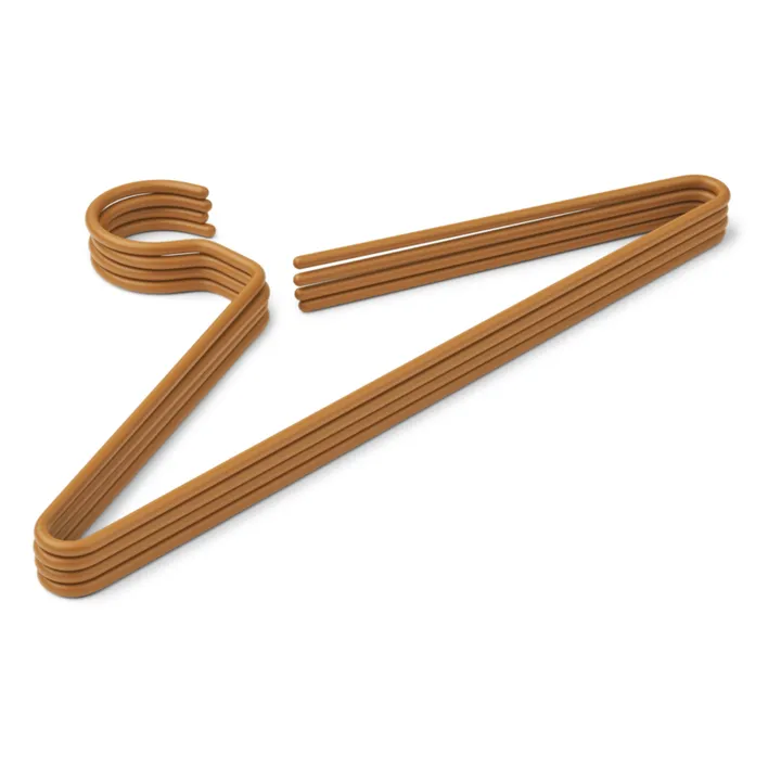 Liewood Cintres Julian - Set de 4 | Golden caramel