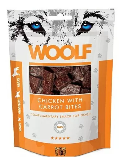 Woolf Chicken with Carrot Bites - 100 g.