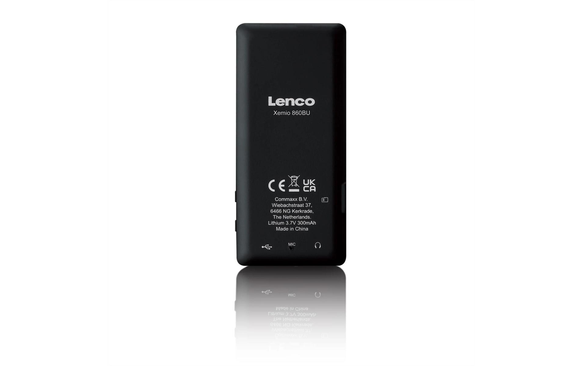 MP3 Player Xemio-860 Blau; SchwarzMP3-Player mit Bluetooth und 8 GB internem Speicher