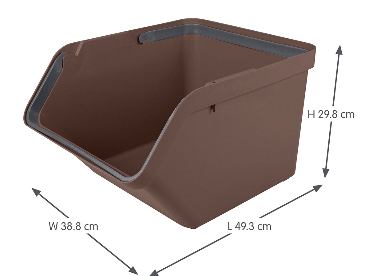 Sigma Home 45 liter sorteer unit - Brown