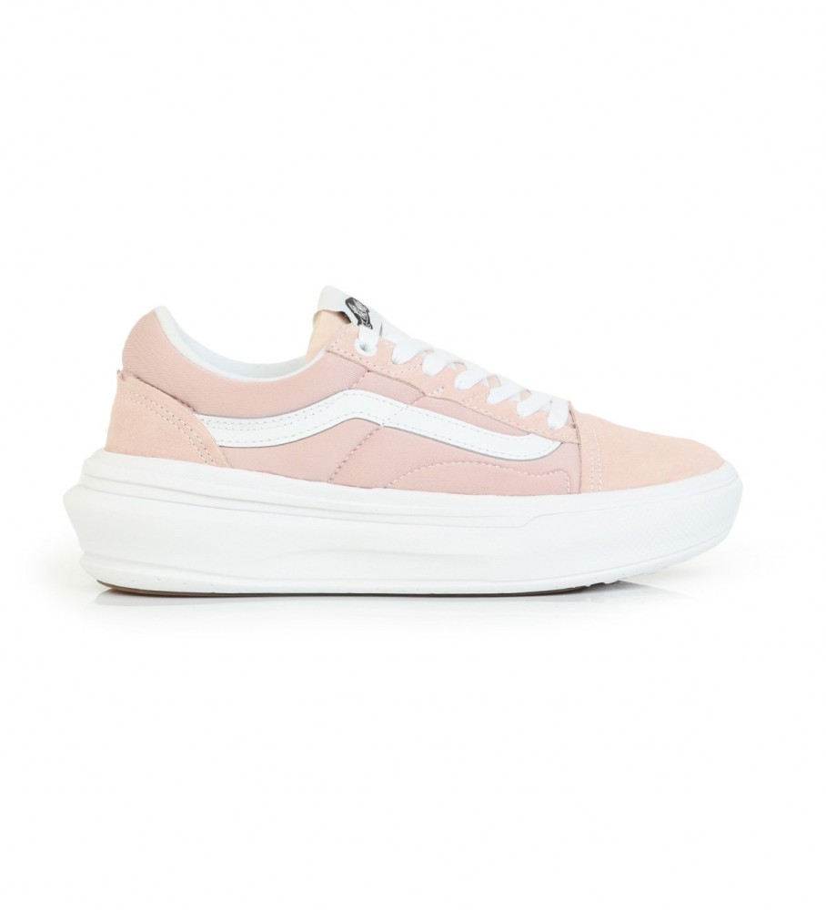 Tênis Vans Ua Old Skool Overt CC de camurça rosa