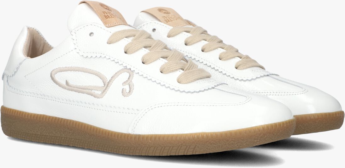witte fred de la bretoniere lage sneakers pearl sign