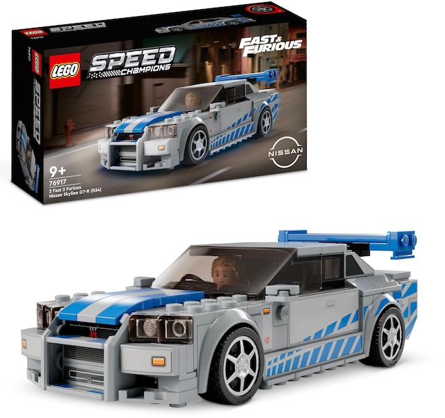LEGO® Konstruktionsspielsteine »2 Fast 2 Furious – Nissan Skyline GT-R (R34) (76917)« LEGO® Speed Champions