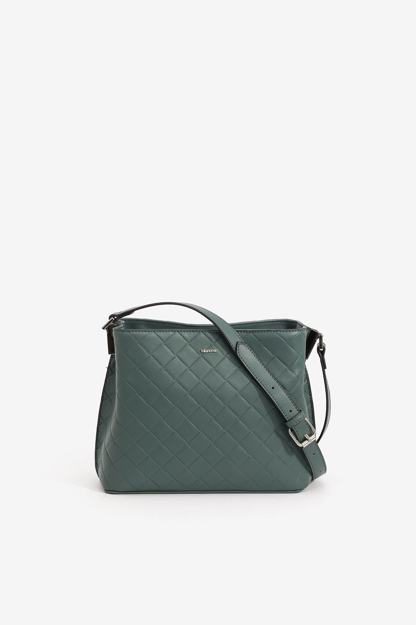 Bolsa transversal texturizada - Verde