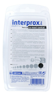 Interprox Ragers Plus Xx Maxi Conisch PHD 2.9 Zwart 4ST