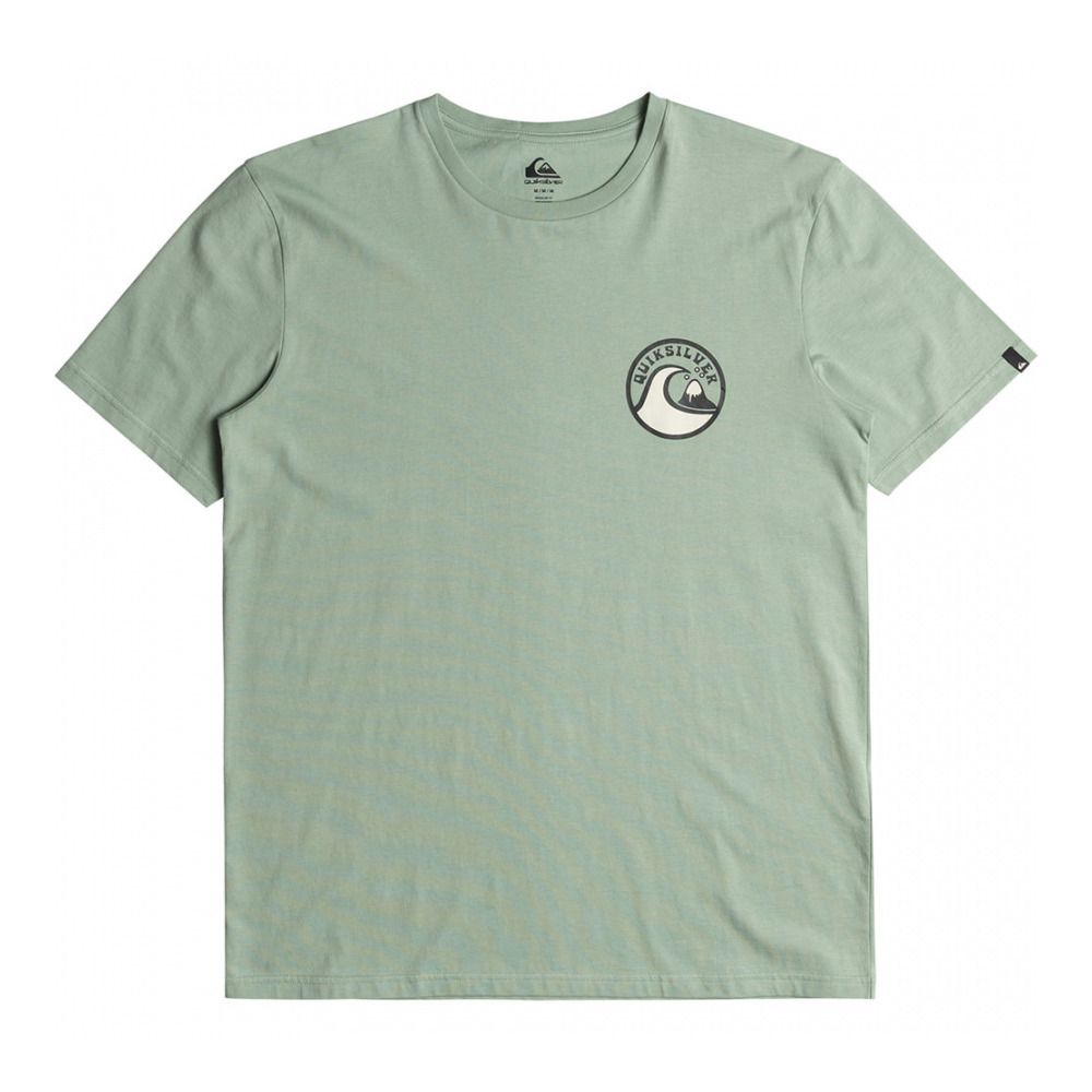 Quiksilver SCREEN 2 INJECTION - Tee-shirt Homme iceberg green