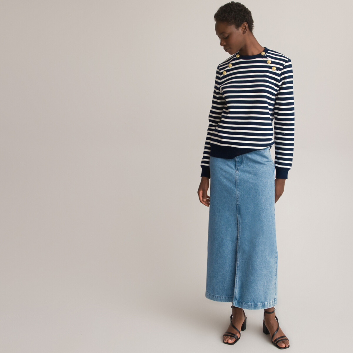 COLEÇÕES LA REDOUTE<br>Camisola Marinha Exclusiva