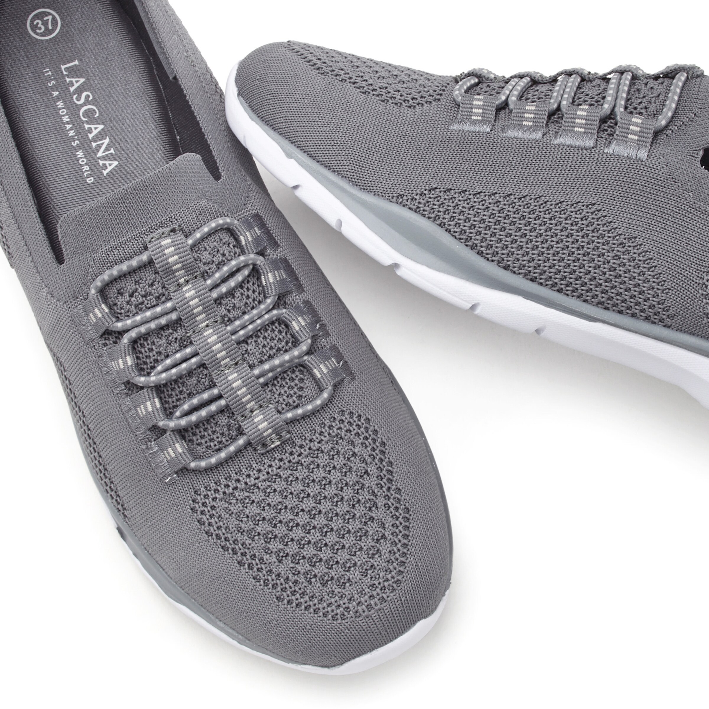 LASCANA Sneaker in grau