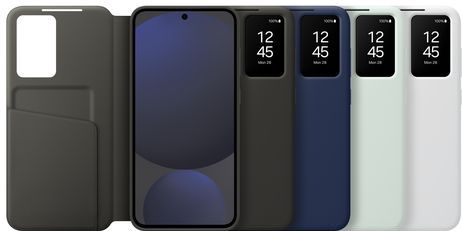 Samsung - S View Cover - Hoes - Zwart - Voor Galaxy S24 FE
