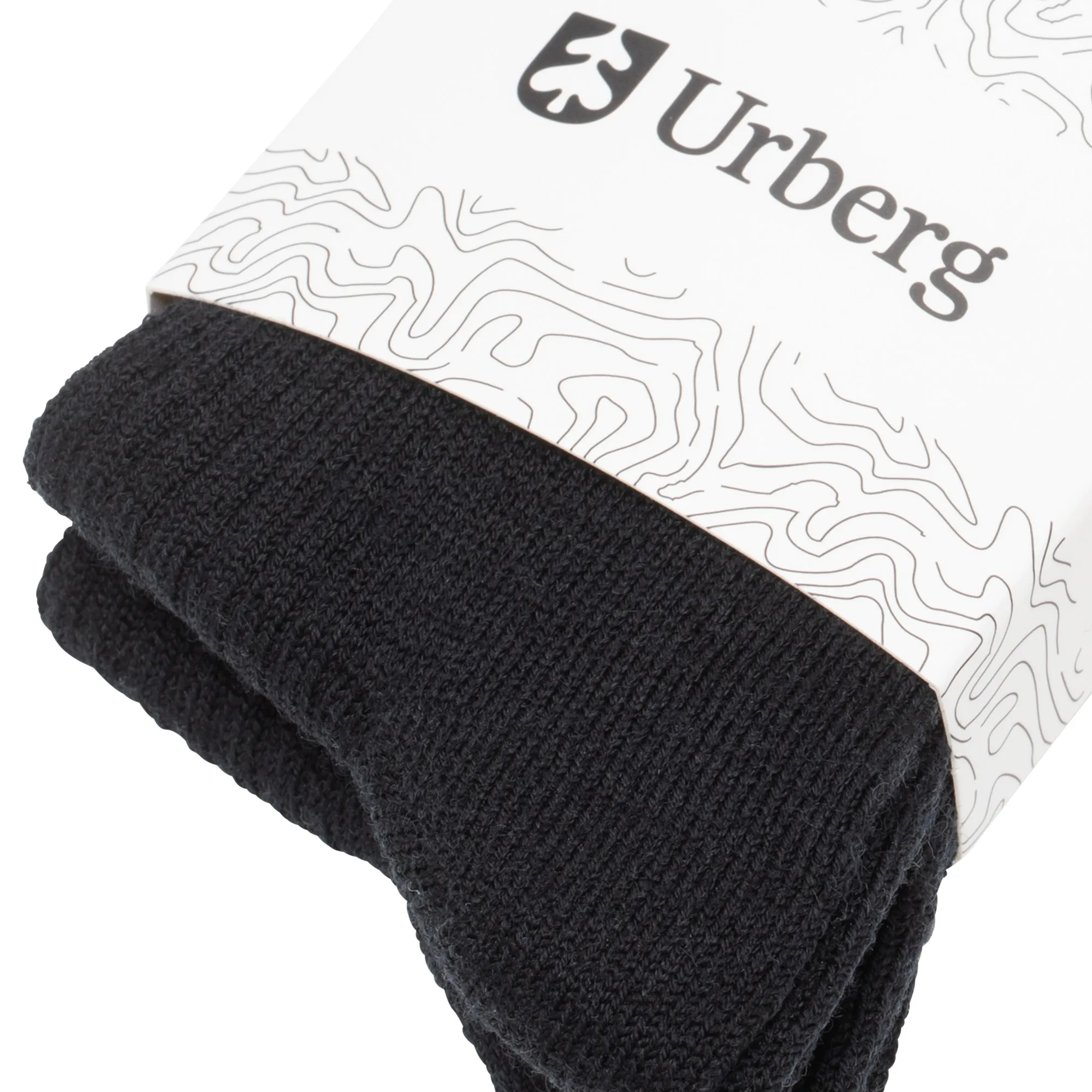 Urberg Thicker Every Day Merino Wool Sock 3p Jr Black Beauty