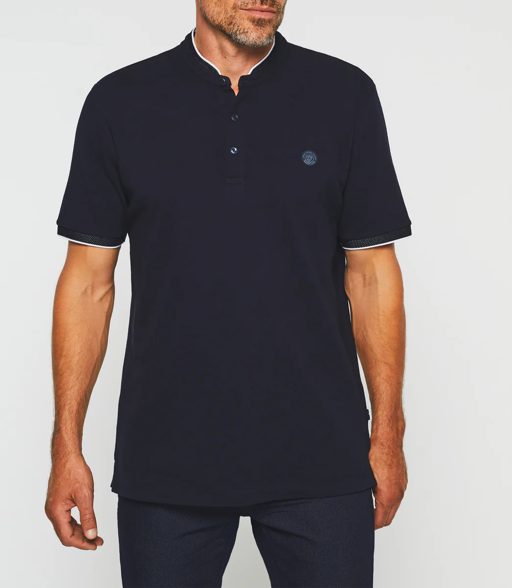 Polo manches courtes marine 