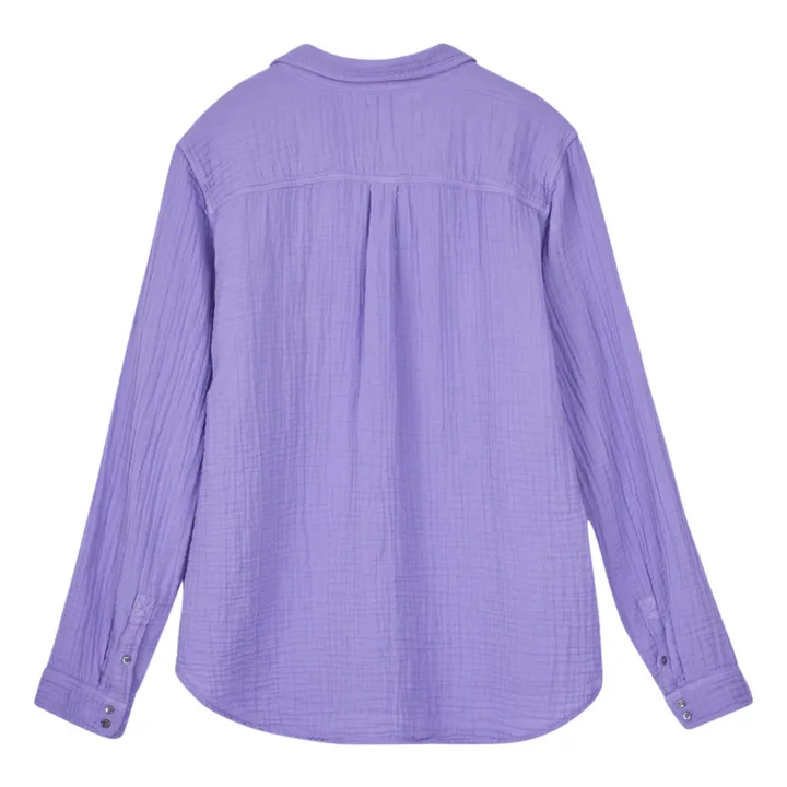 Xirena Chemise Scout Gaze de Coton | Lilas