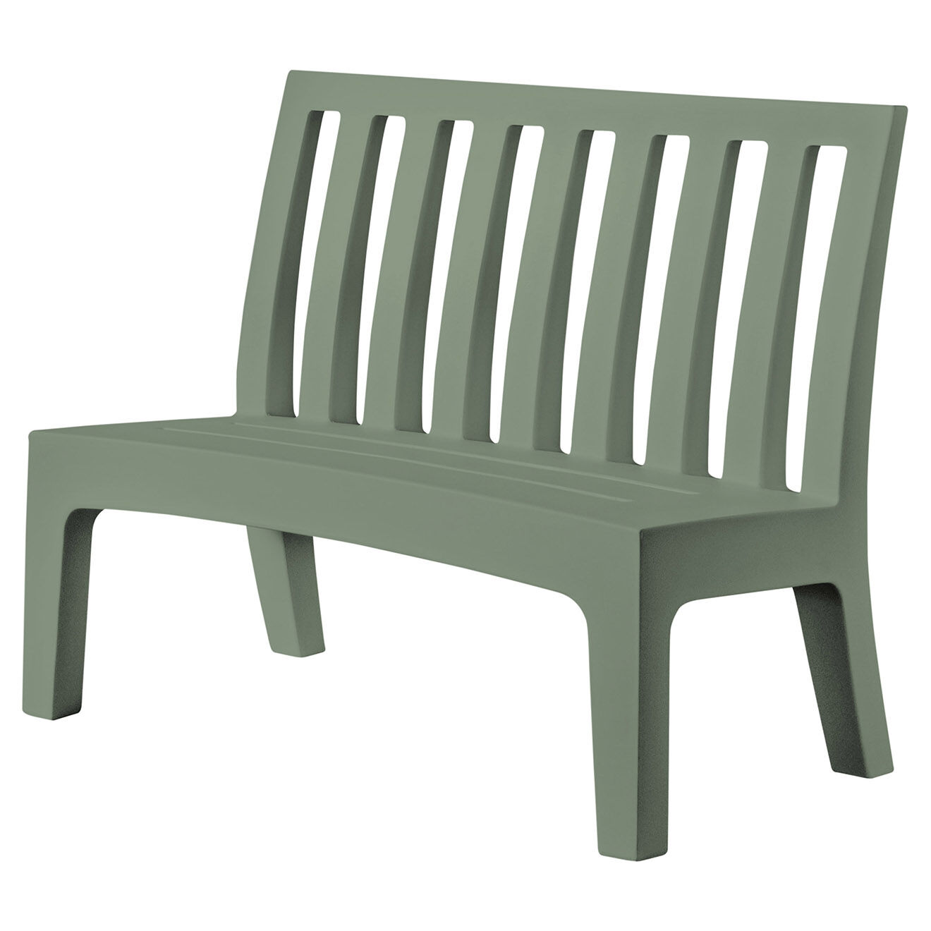 Serralunga Banc Roméo Design par Paolo Rizzatto sauge de sardaigne - 115x96x61 cm