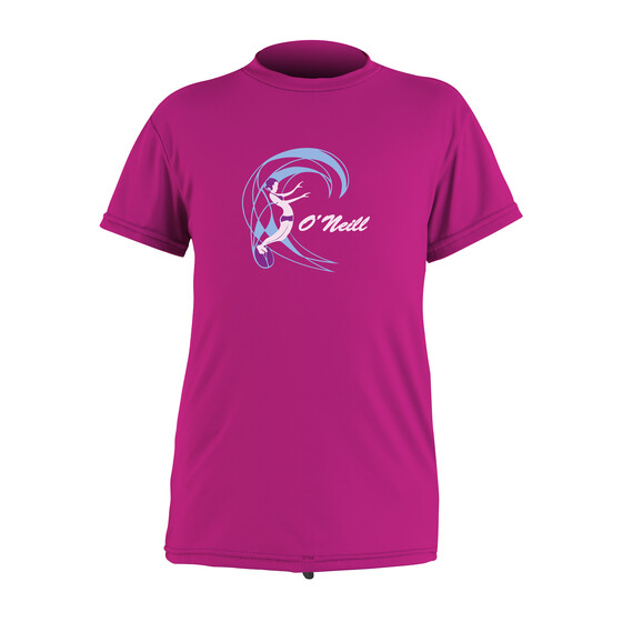 O'Neill Wetsuits Toddler O'Zone S/S Sun Shirt - Girls BERRY SU24