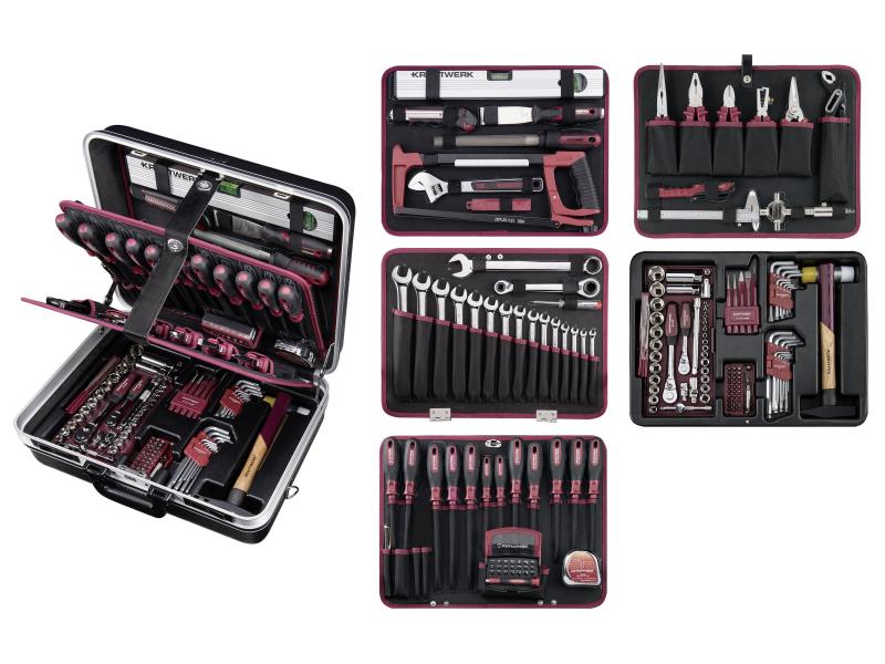 Kraftwerk Werkzeugkoffer ABS-Profi P300 185-teilig Abs-Profi-Werkzeugkoffer CH-Version