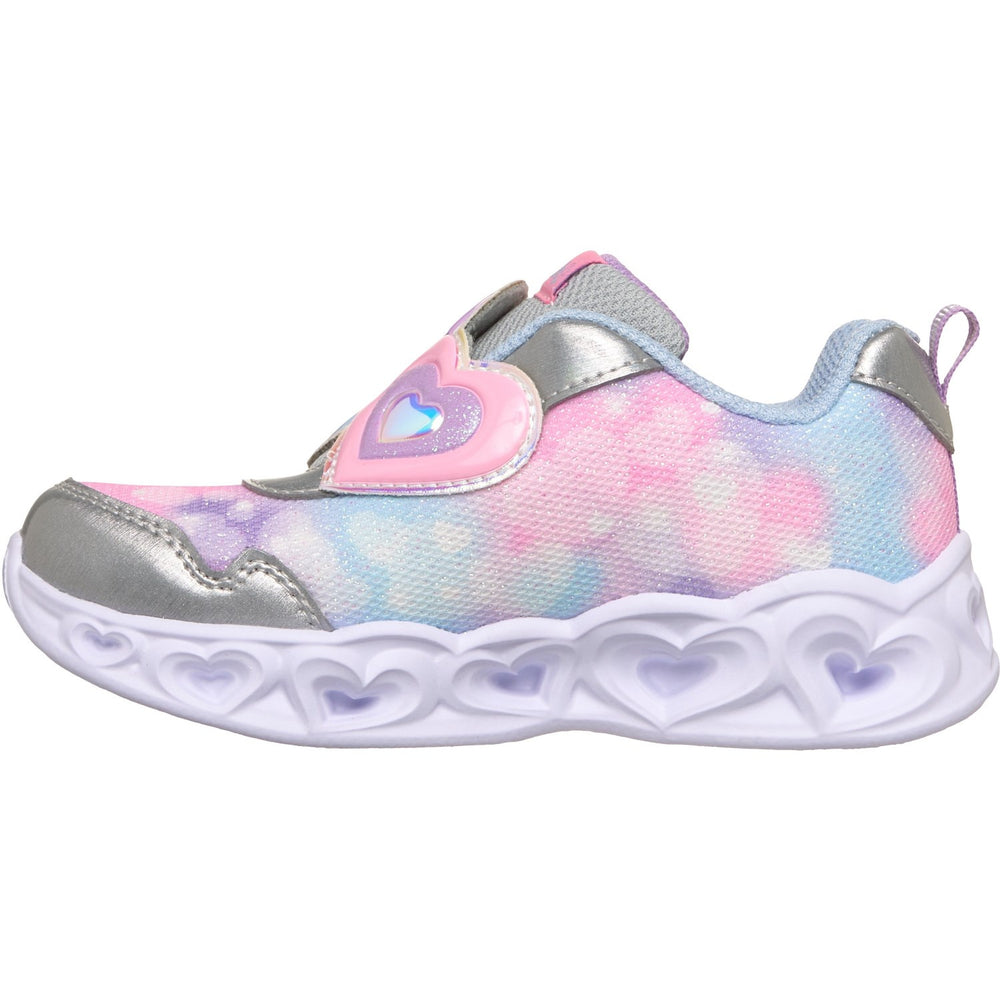 Køb Skechers Silver Heart Lights Lovin Reflection