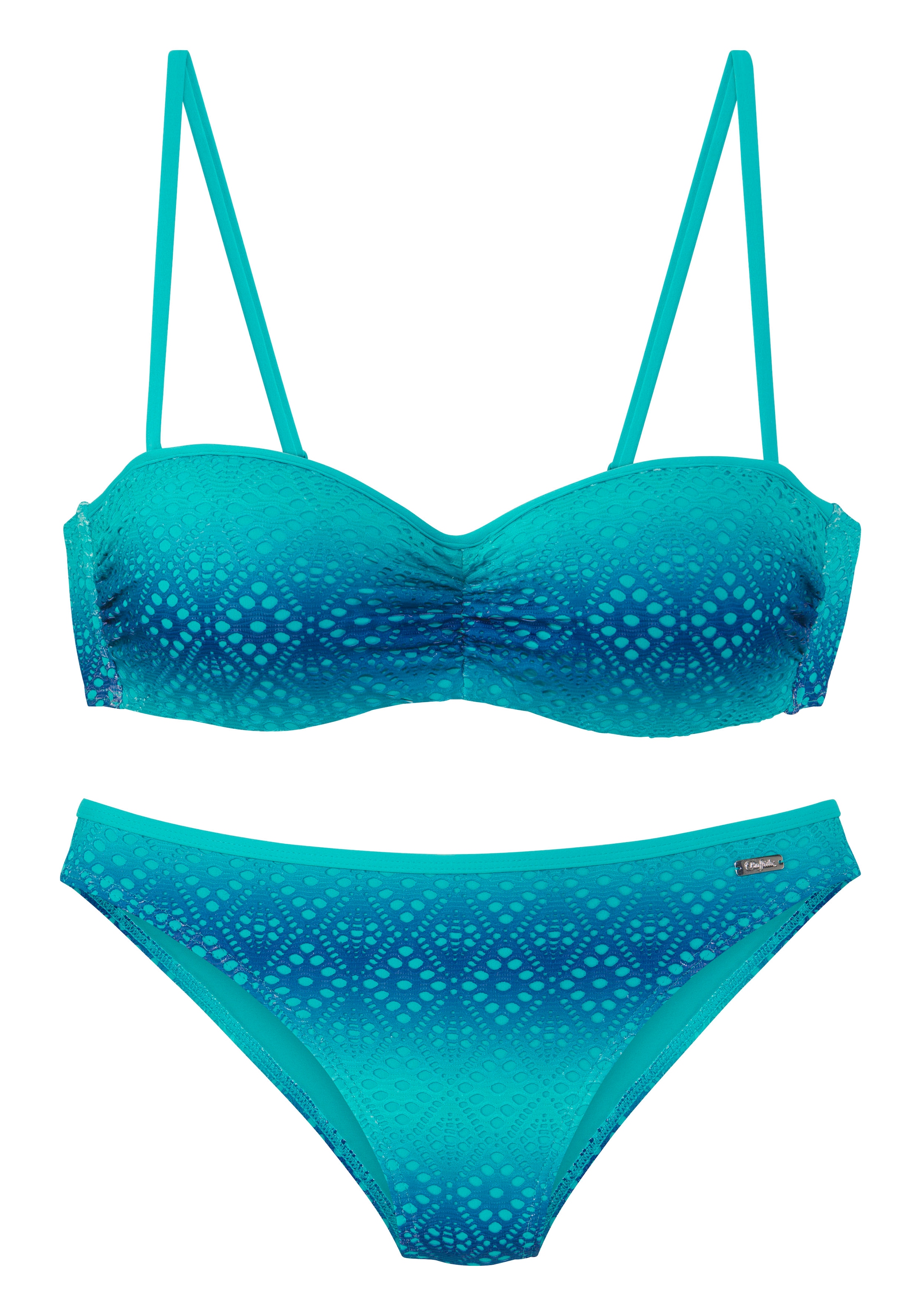 Buffalo Bügel-Bandeau-Bikini , mit Farbverlauf