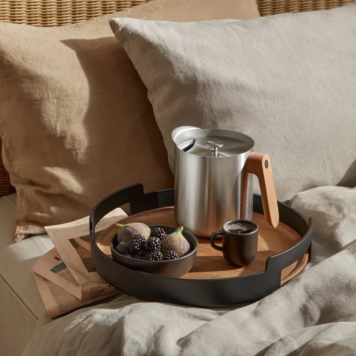 Eva Solo - Nordic Kitchen Serviertablett rechteckig, Bambus / schwarz