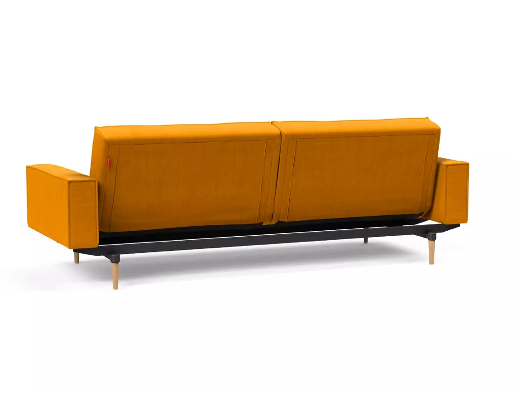 Schlafsofa mit Armlehnen Splitback Styletto hell