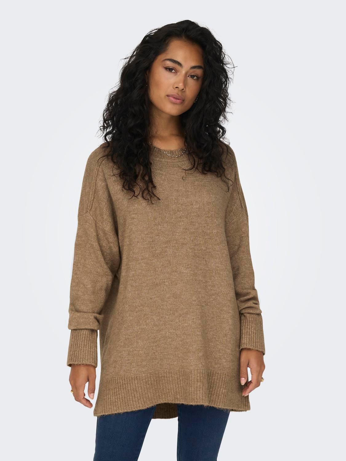 ONLEMILIA Strickpullover Toasted Coconut