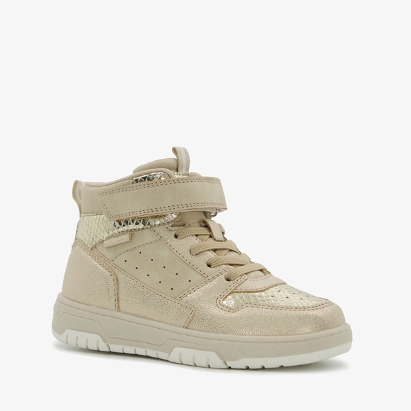 Blue Box hoge meisjes sneakers goudkleurig