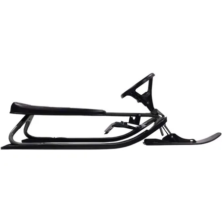Stiga Schlitten Snowracer Rennrodel Iconic Lenkschlitten für Kinder ICONIC Graphite Grey
