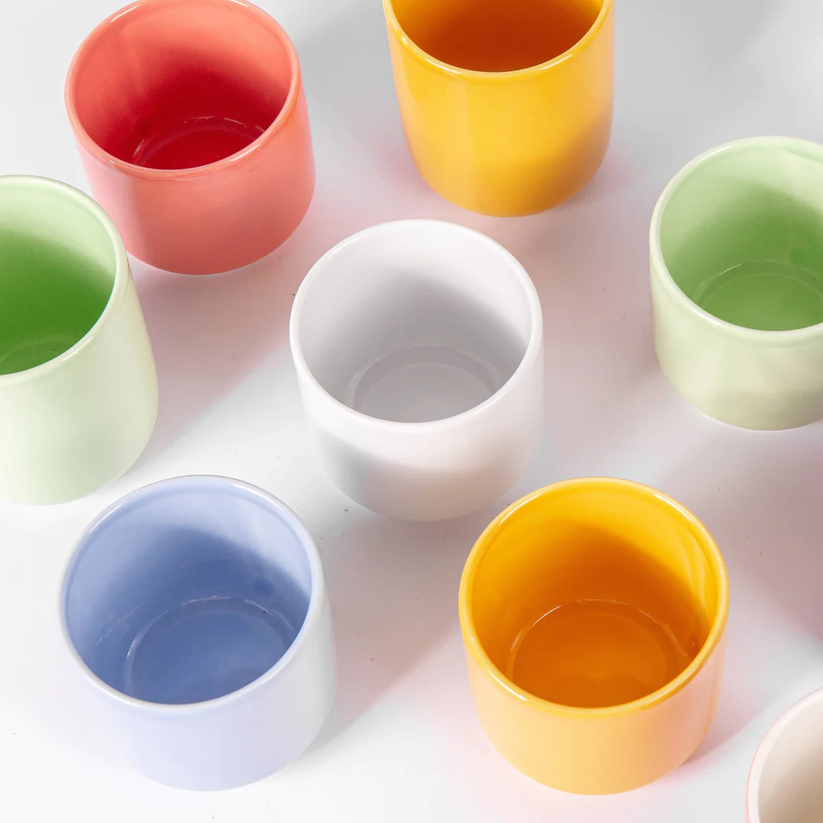 Tasse à café en porcelaine jaune OGRE La Fabrique