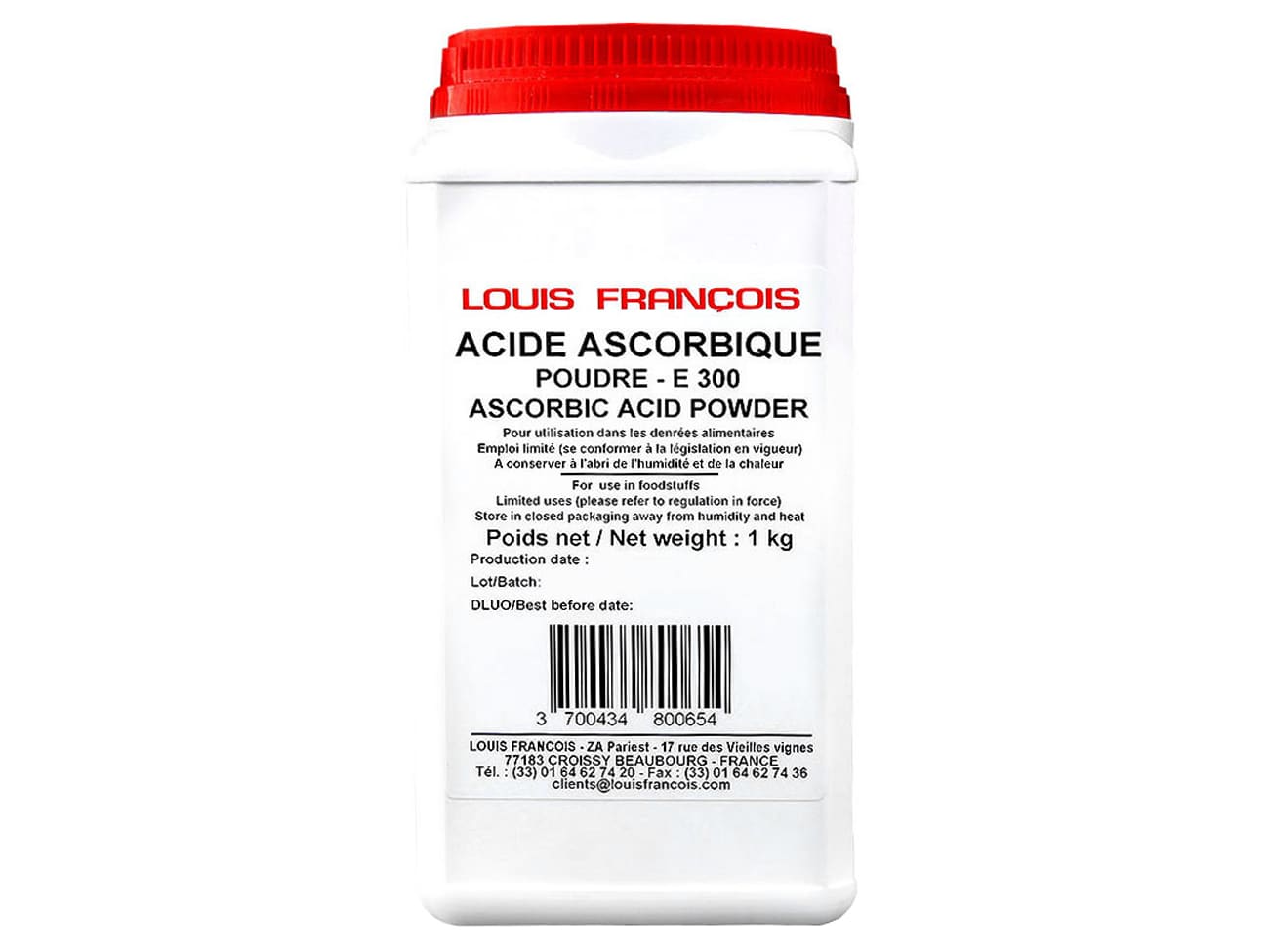 Acide Ascorbique - 1 kg - Louis François