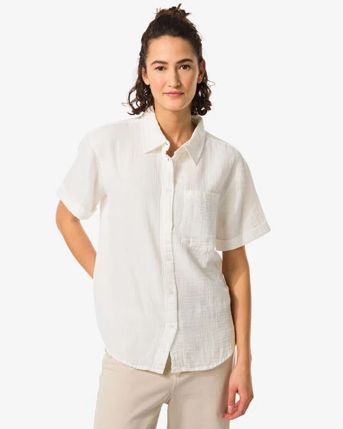 chemisier femme Kai blanc