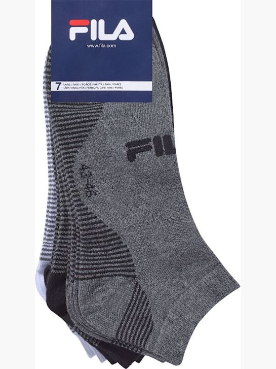 FILA 7 Pack Socken Anthrazit