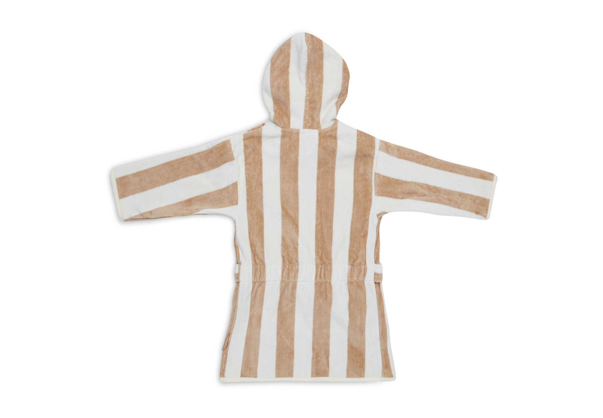 Jollein Jollein badjas 1-2 jaar Stripe Terry Biscuit gots