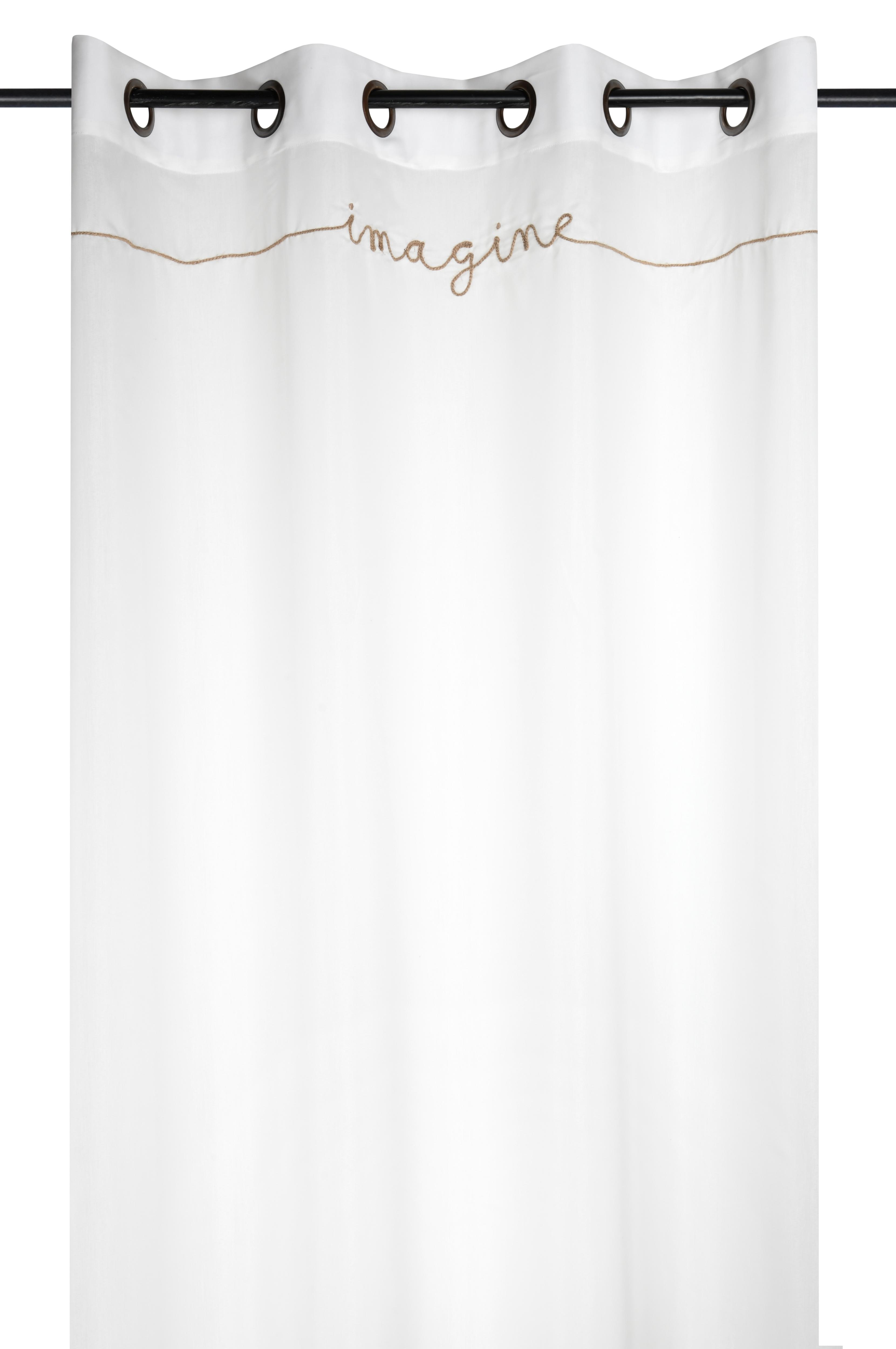 IMAGINE VOILE 140X260CM BLANC