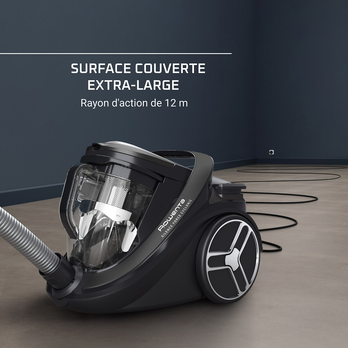 ROWENTA<br>Aspirador de pó sem saco Silence Force Cyclonic RO7935E