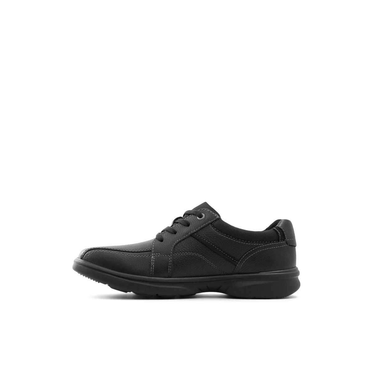 CLARKS-Brdleywalk-w-Avec lacets - Talons plats - Noir