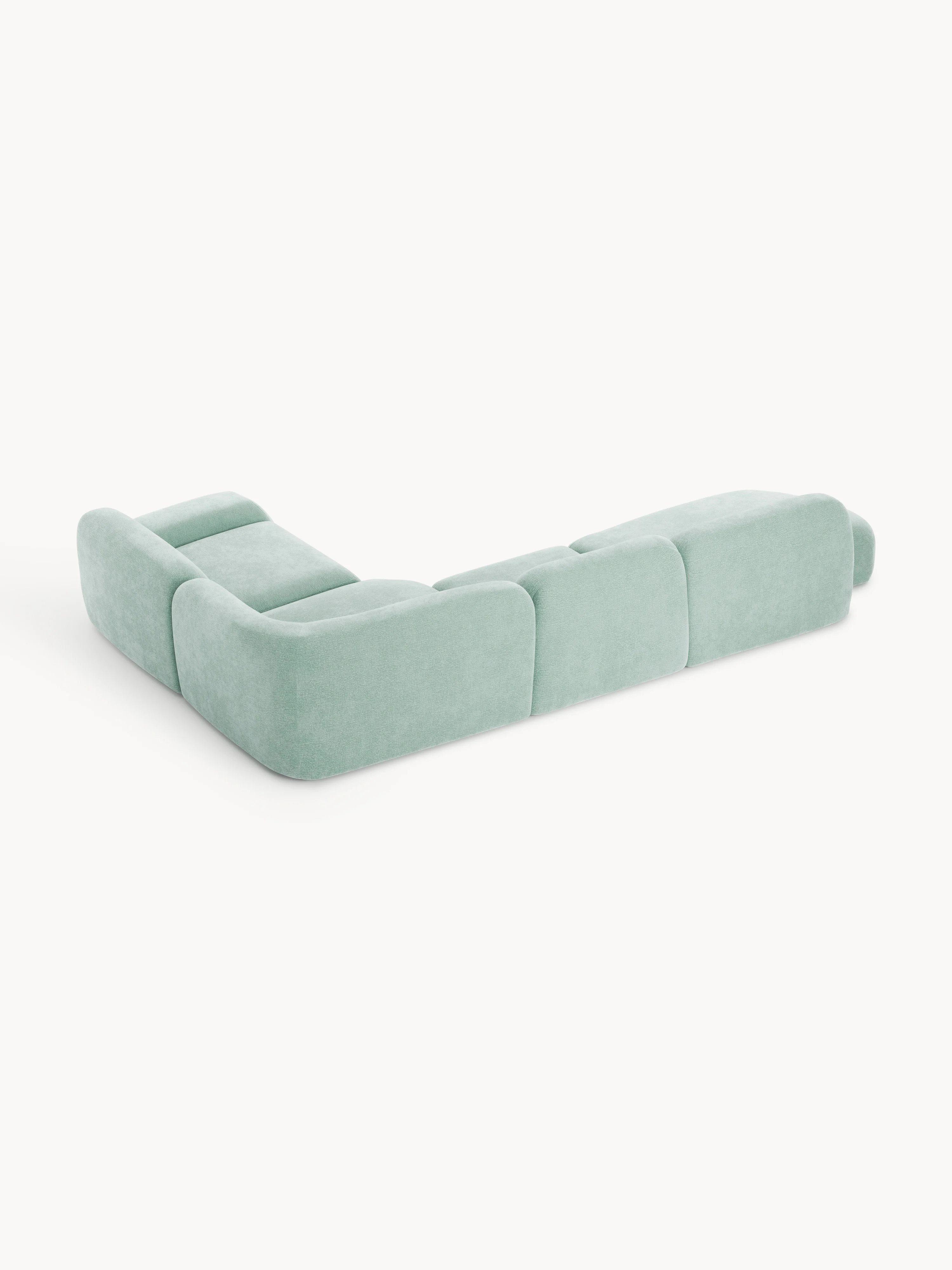 XL modulaire hoekbank Wolke met chaise longue