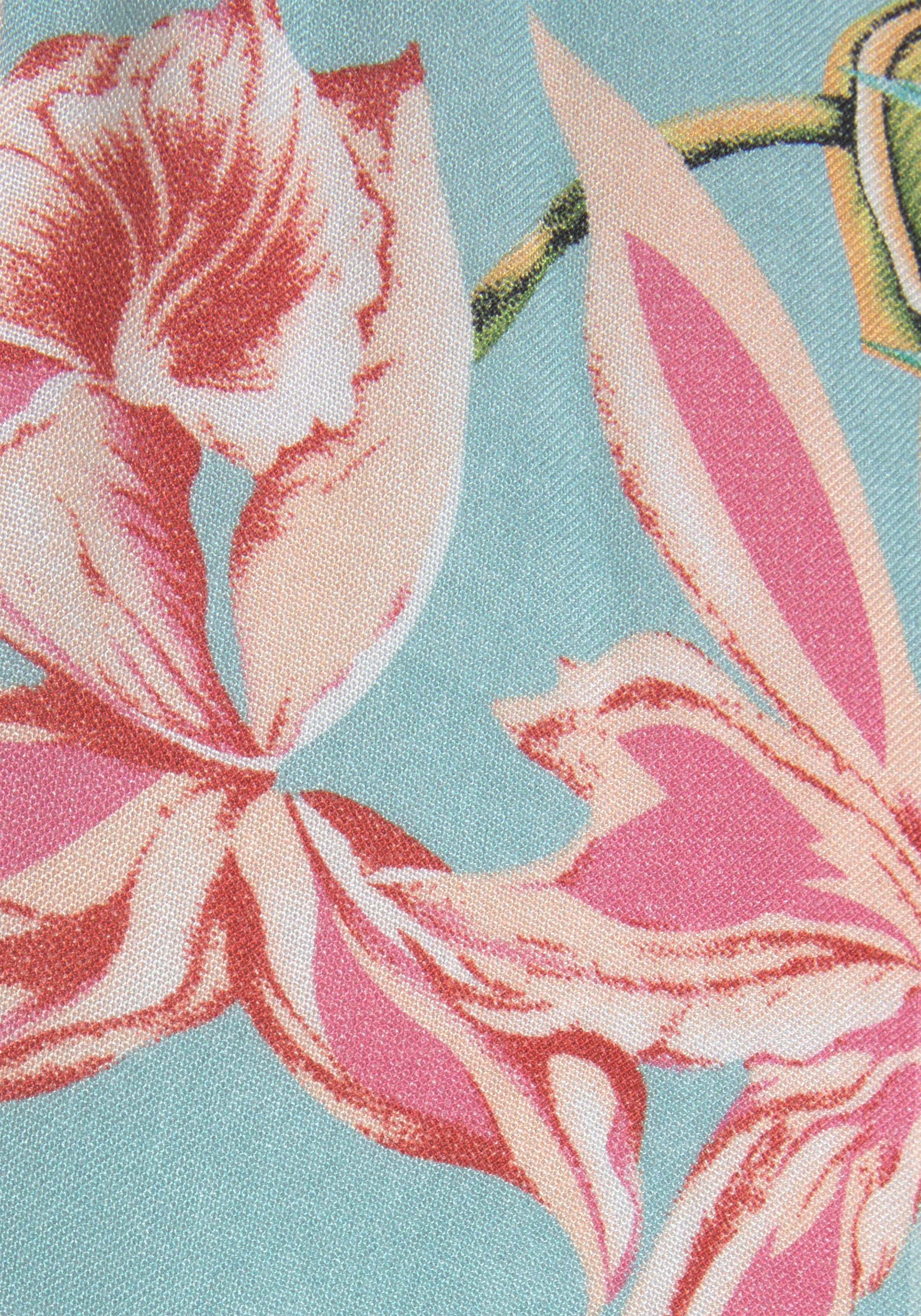 LASCANA Maxikleid aus gewebter Viskose, Cut-Out am Rücken, Sommerkleid