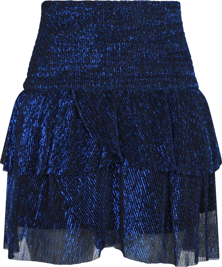 Neo Noir Carin Glitz Skirt Blue