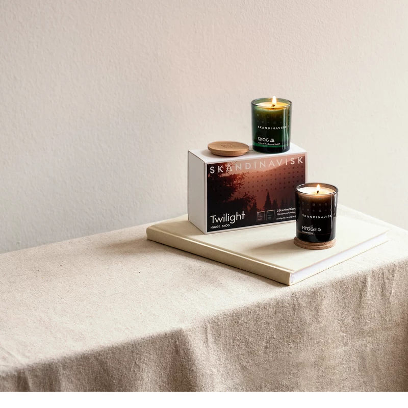 SKANDINAVISK Twilight Scented Candle Giftset 2 x 65 gr.