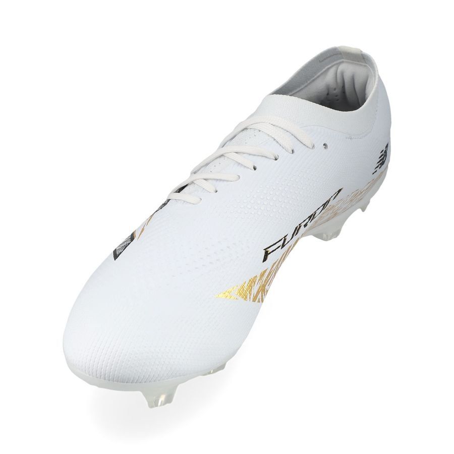 New Balance Furon V8 Elite FG 10 Year - Blanc/Doré