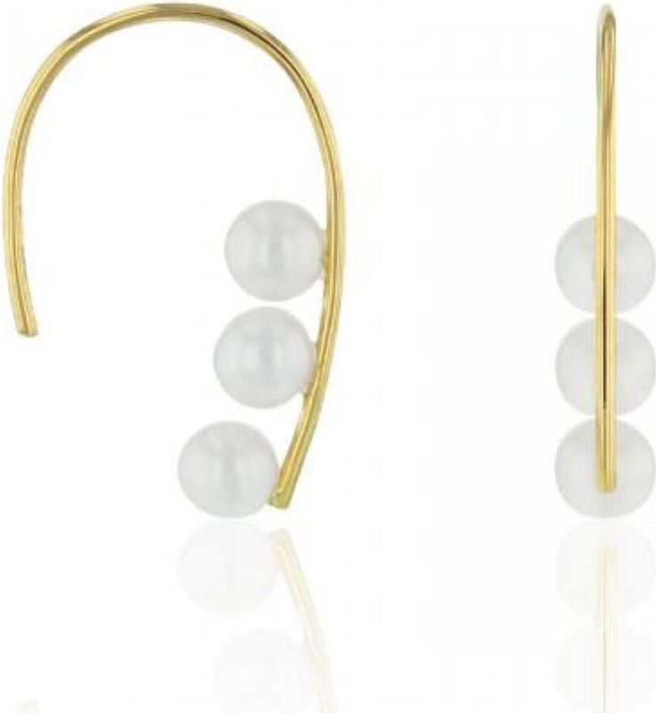 Luna-Pearls Dames Oorringen oorsieraden 311.1960