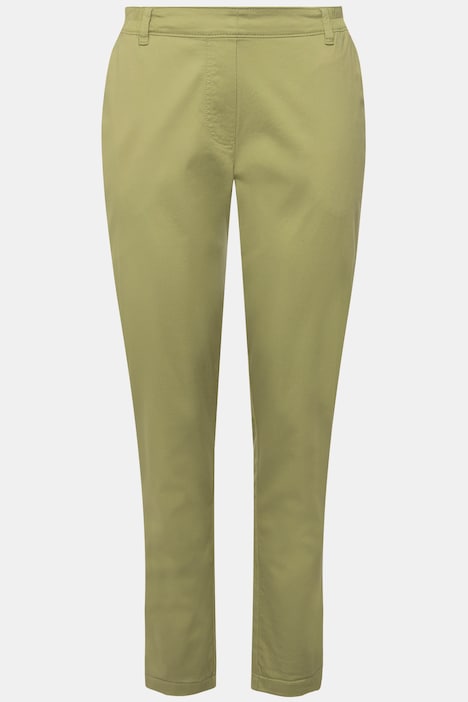 Chinohose Rena, konisches Bein, Komfortbund, Stretch