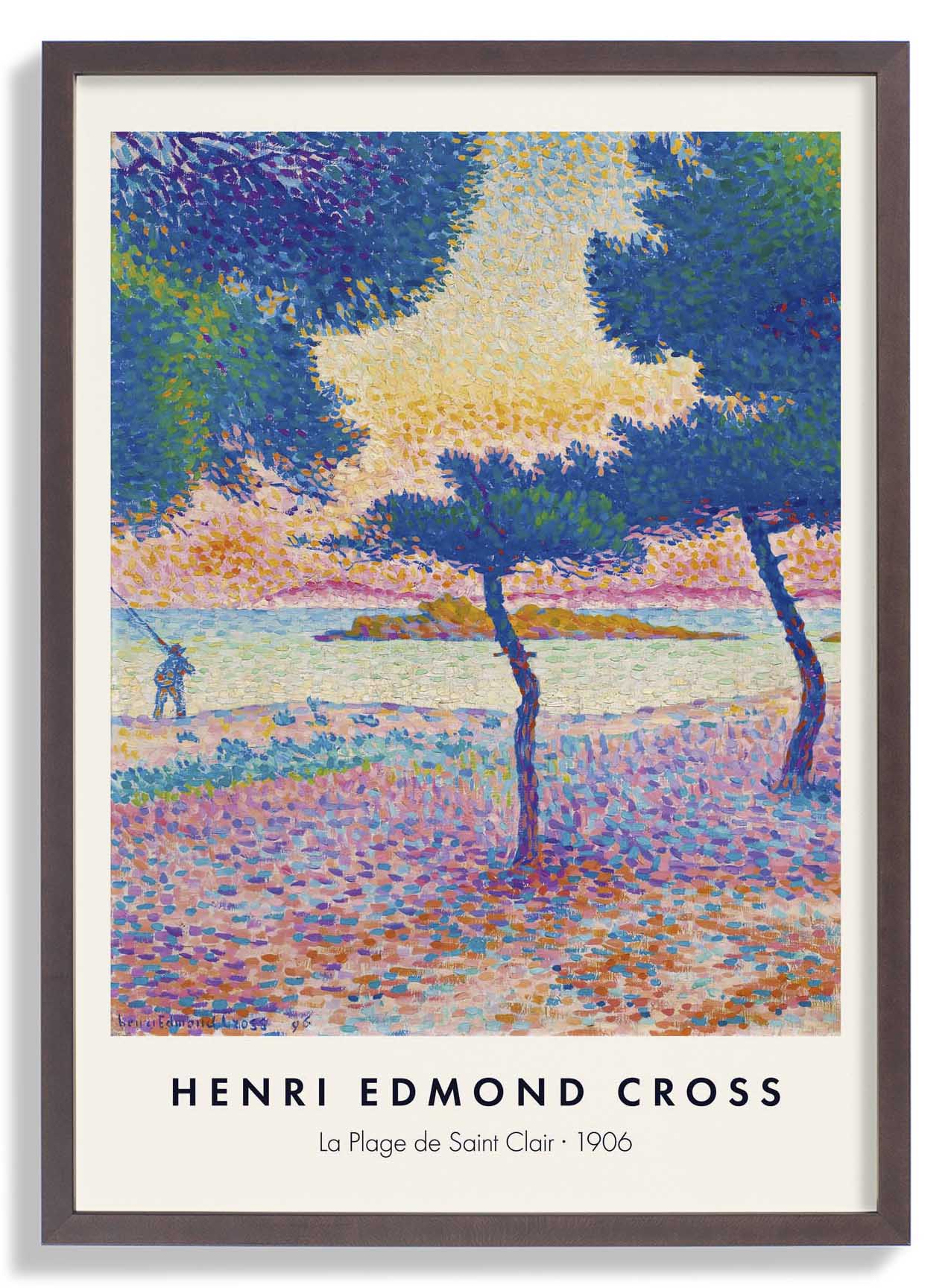 La Plage de Saint Clair von Henri Edmond Cross
