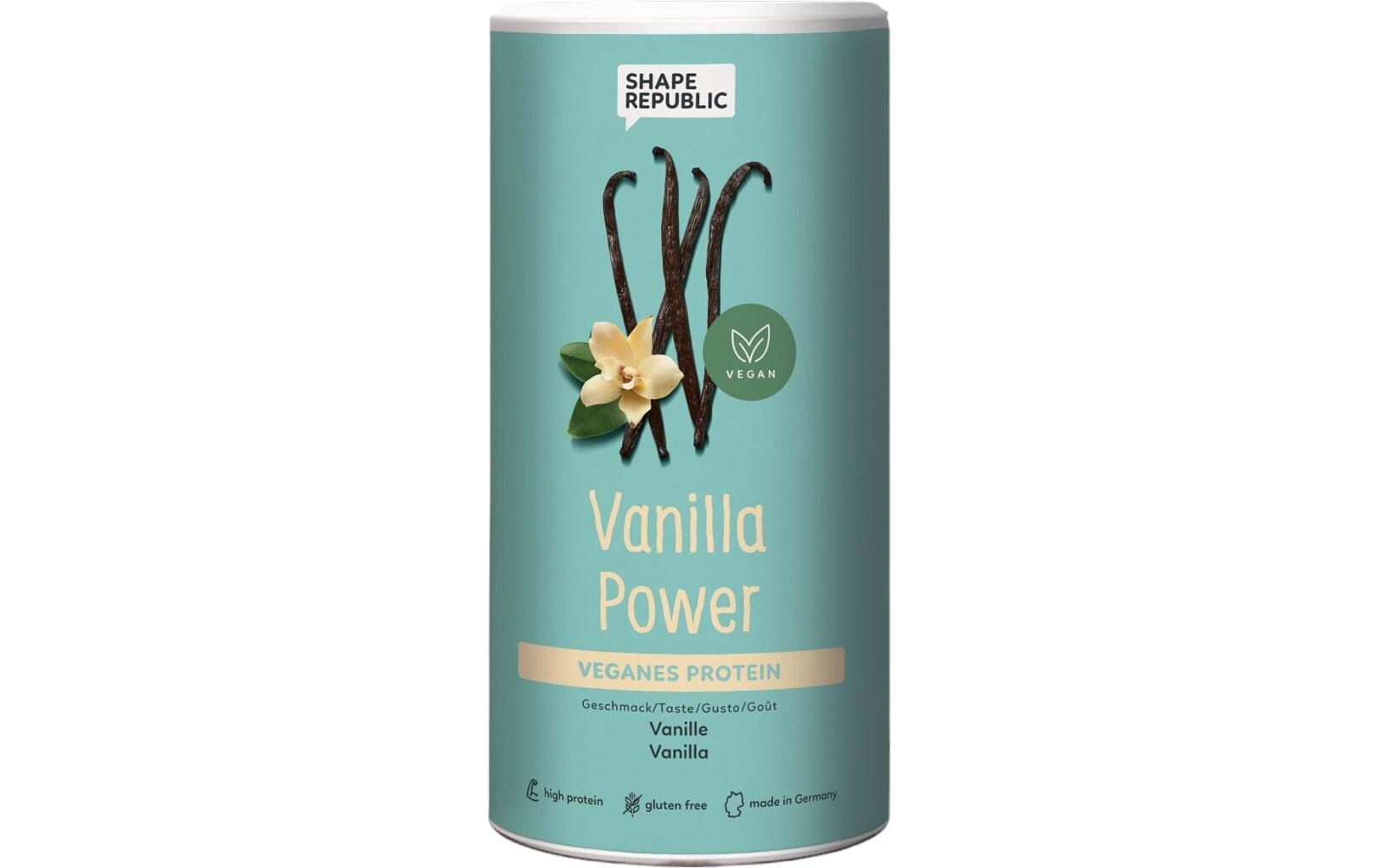 3K Protein vegan Vanille 420 gVeganes Proteinpulver mit Süssungsmitteln und Vanillegeschmack
