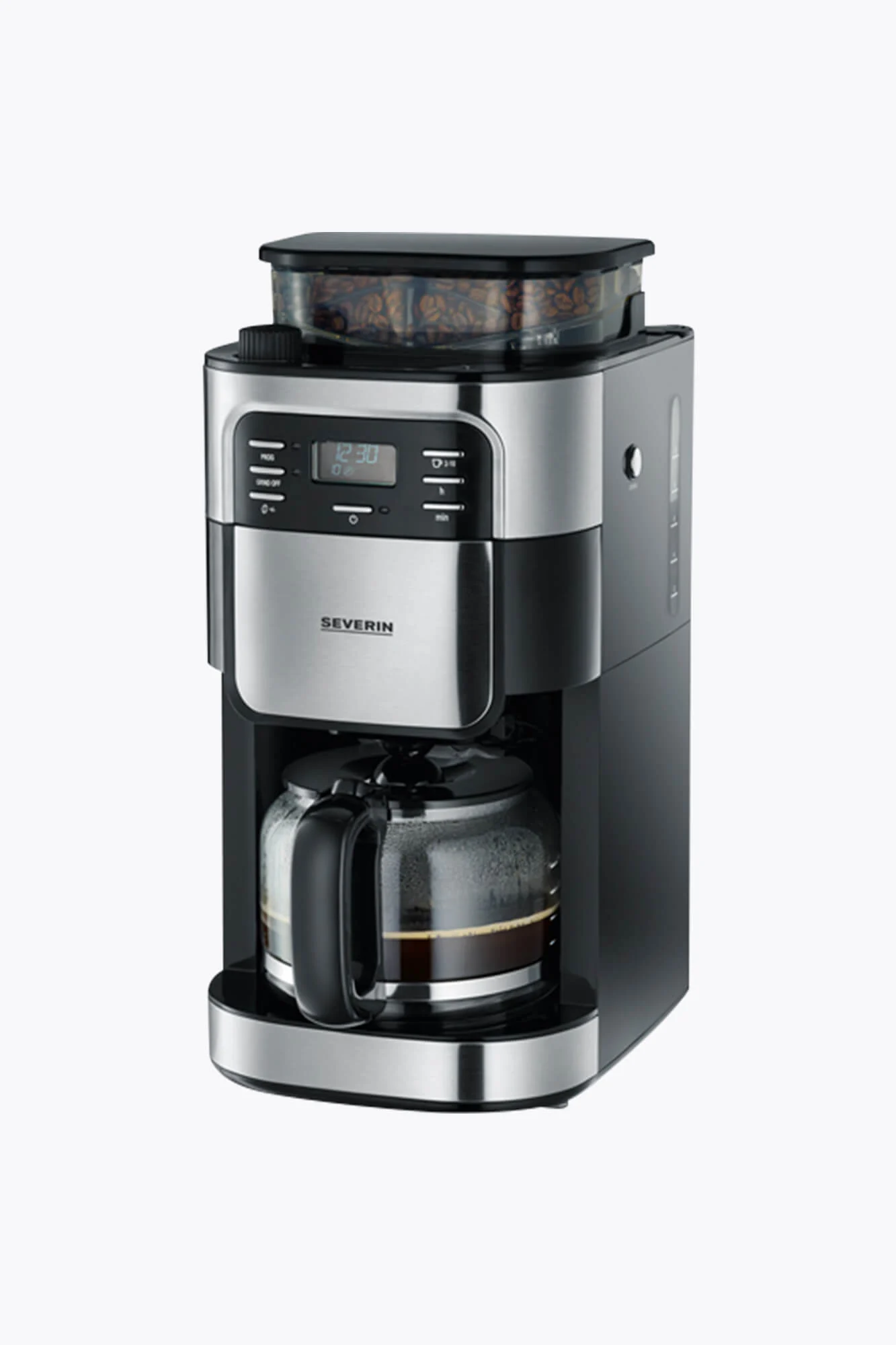 Severin Filterkaffeemaschine KA4810, Schwarz/Edelstahl