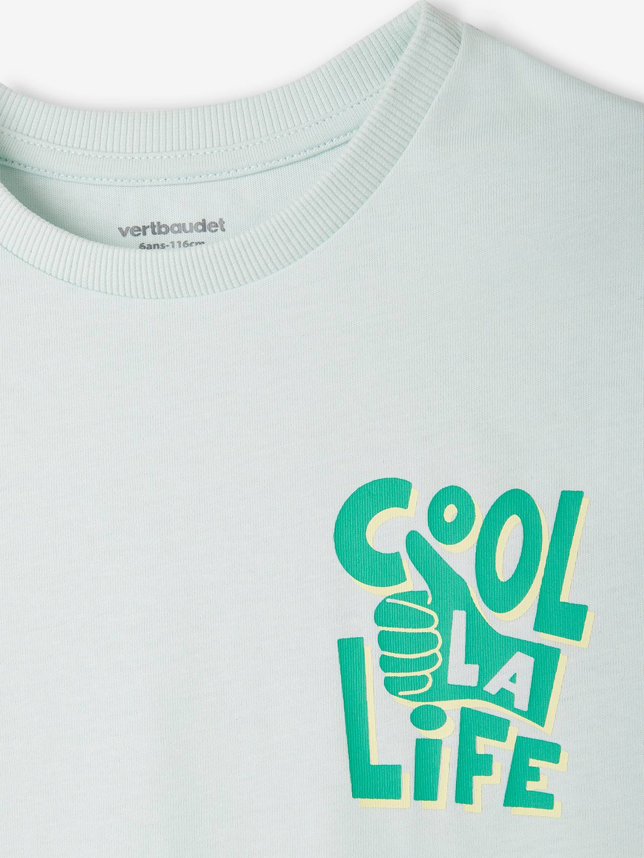 Camiseta com estampa, para meninos, lavanda